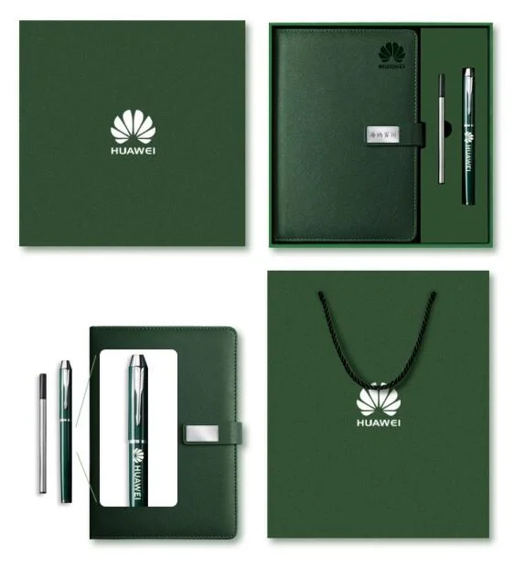 Corporate Gift Kit Leather Notebook Pen in Set for Promotion